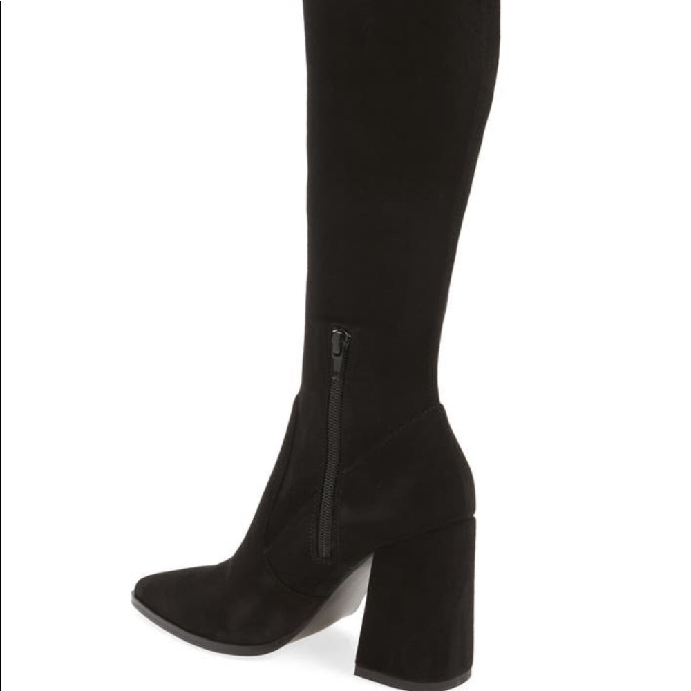 Black over the knee boots